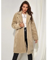 Casual long coat autumn and winter overcoat for women
