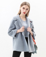 Thick European style fur coat winter coat for women