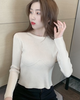 All-match tops round neck sweater for women