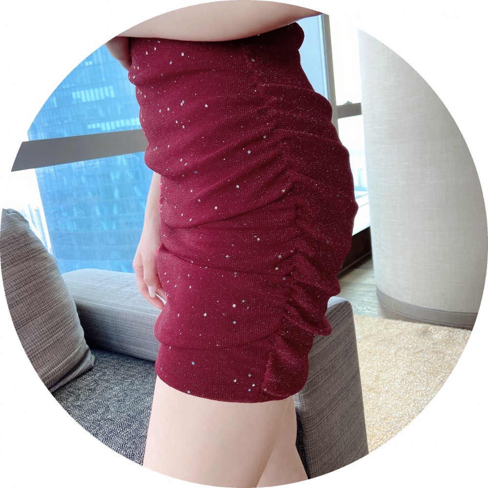 Sling low-cut sexy dress overalls fashion cheongsam for women
