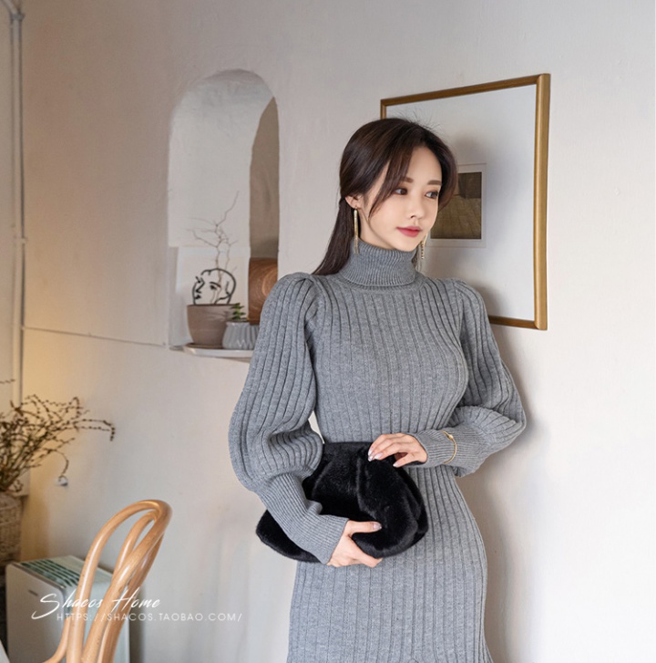 Inside the ride dress knitted sweater for women