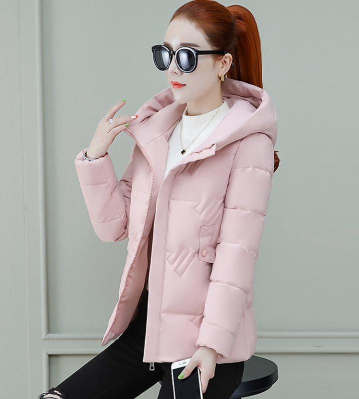 Short thick down coat loose winter cotton coat for women