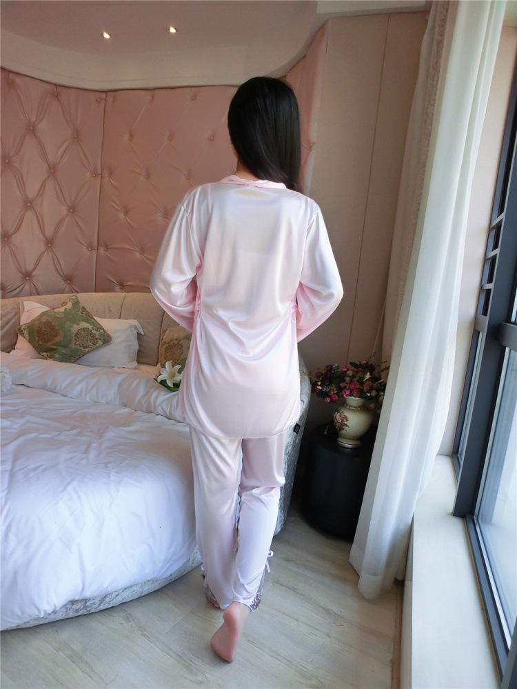 Homewear long sleeve sling pajamas 3pcs set