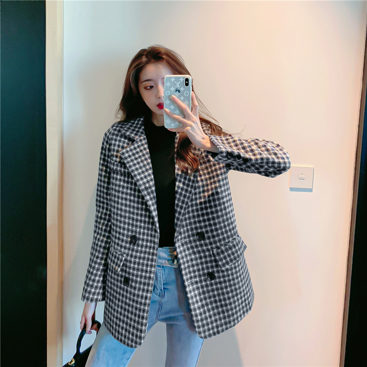 Korean style winter thick coat woolen plus cotton overcoat