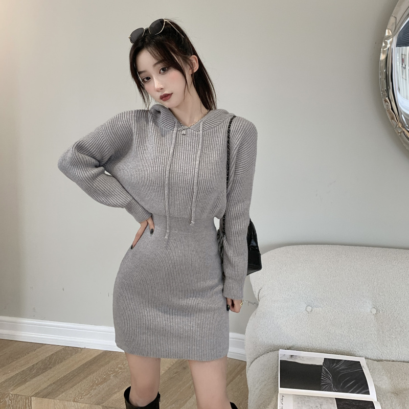 Bottoming thick dress knitted sweater for women