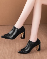 Korean style thick high-heeled shoes autumn shoes for women