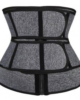Sports double belt pinched waist body sculpting tops
