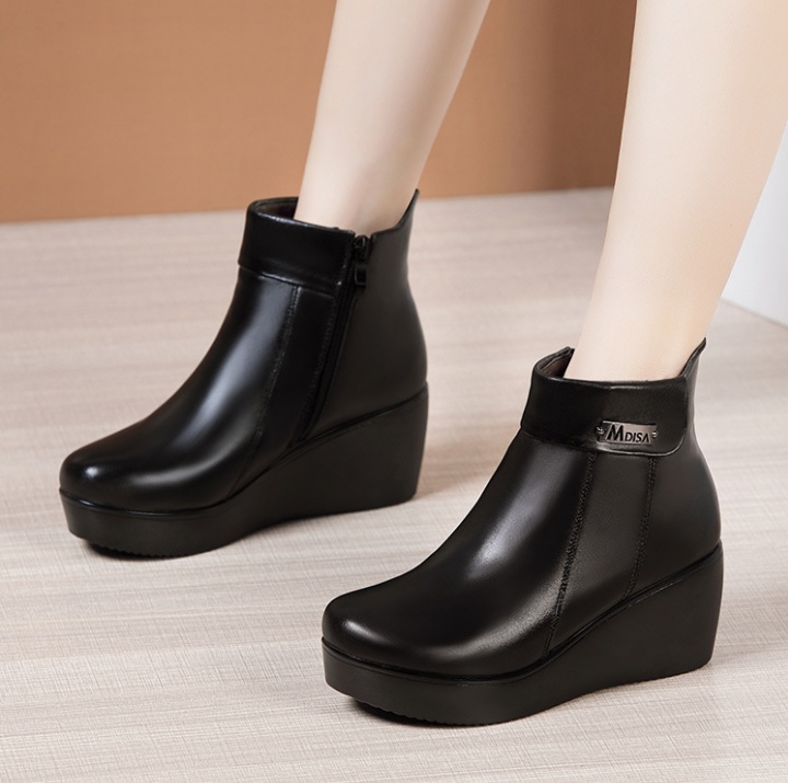 Thick crust short boots autumn and winter shoes for women