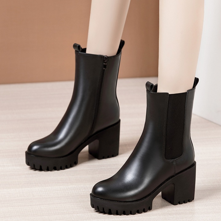 Thick platform thick crust martin boots for women