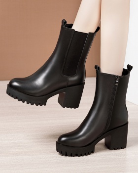 Thick platform thick crust martin boots for women