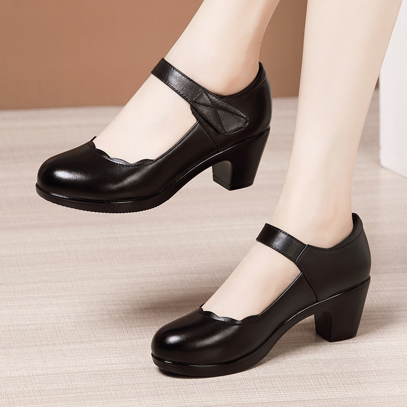 Middle-aged cheongsam profession shoes for women