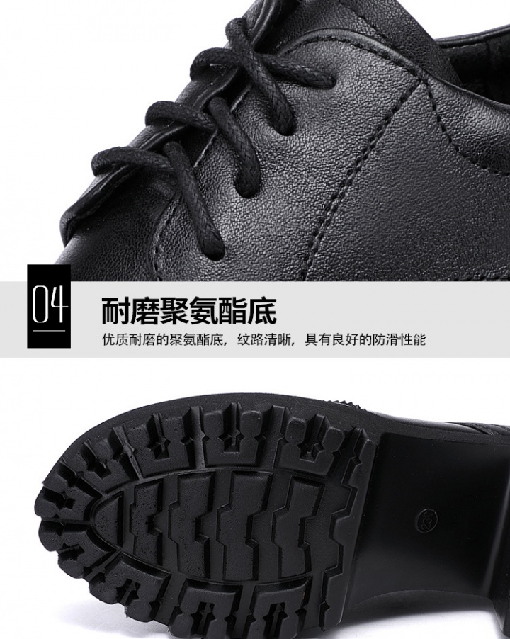 Small plus velvet platform high-heeled all-match shoes