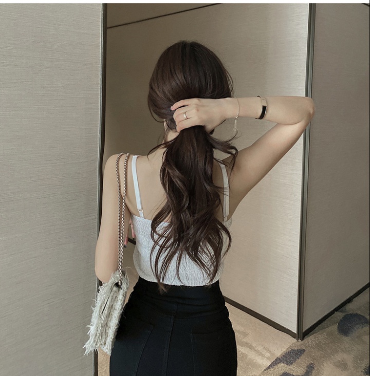 Lace bottoming tops sexy sling vest for women