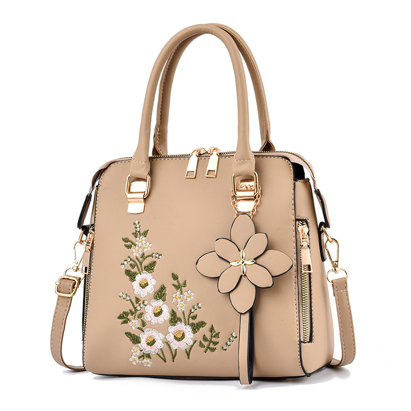 All-match messenger bag embroidered handbag for women