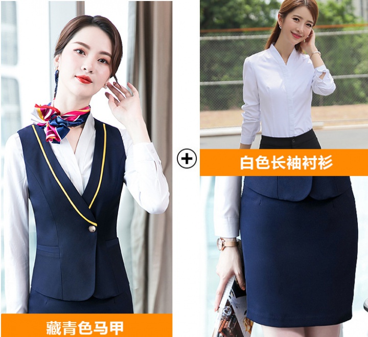 Fashion skirt temperament uniform 3pcs set for women