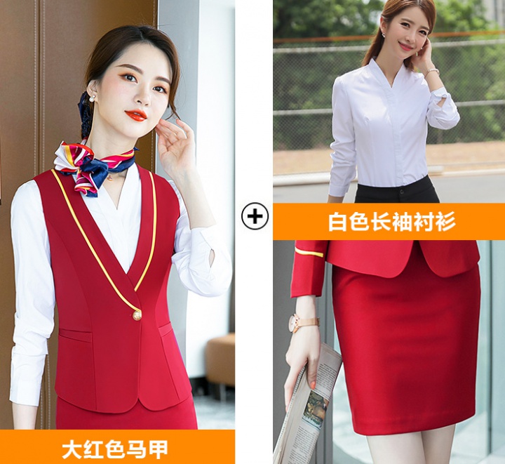 Fashion skirt temperament uniform 3pcs set for women