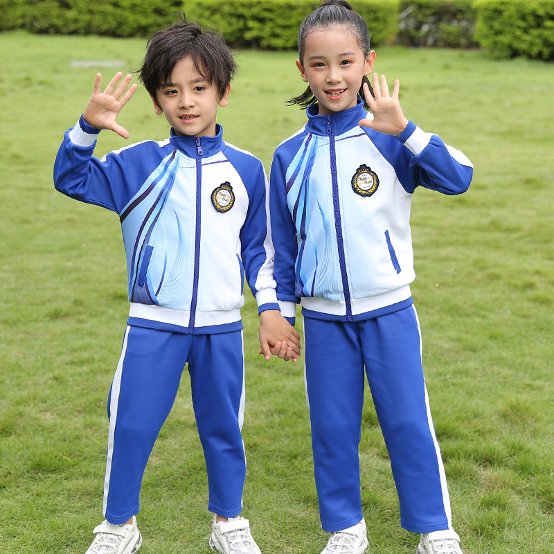 Spring and autumn baby school uniforms 2pcs set