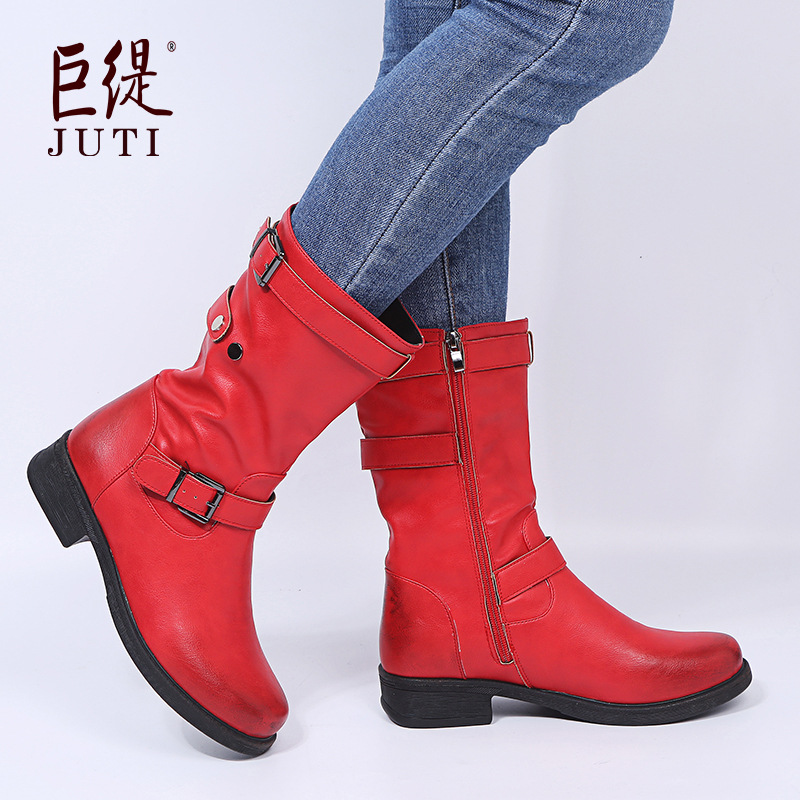 Autumn and winter women's boots low boots