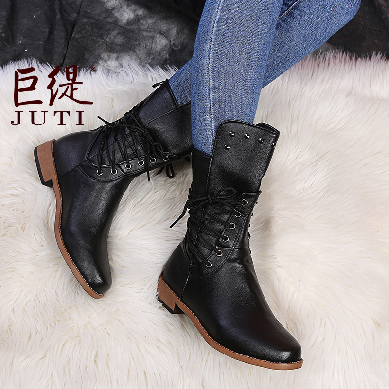 Low large yard women's boots autumn and winter boots