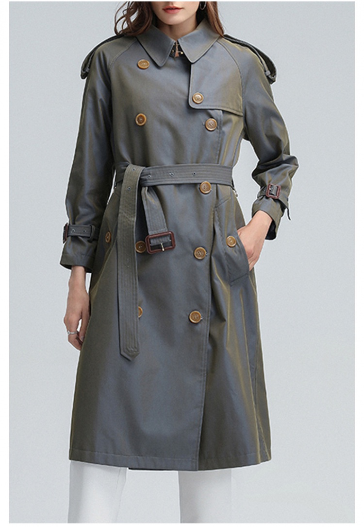 Pure Korean style business suit fashion long coat