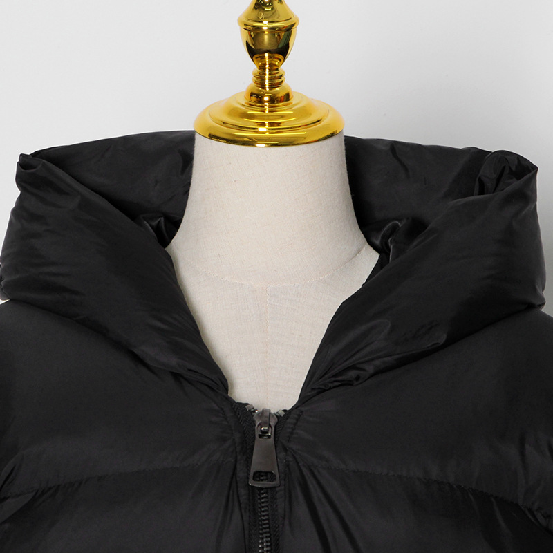 Large pockets Casual coat winter cotton coat