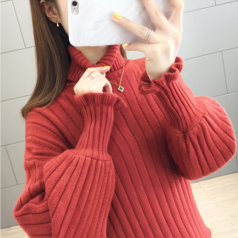 Pullover thick autumn and winter sweater for women