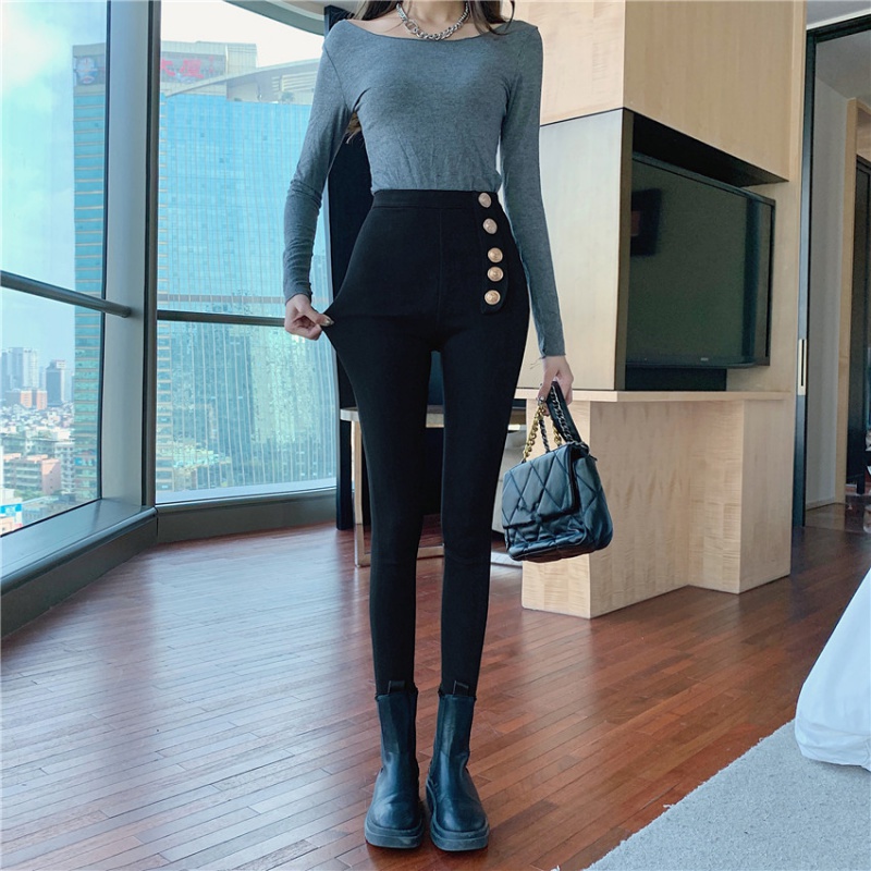 Autumn and winter slim tight pencil pants for women