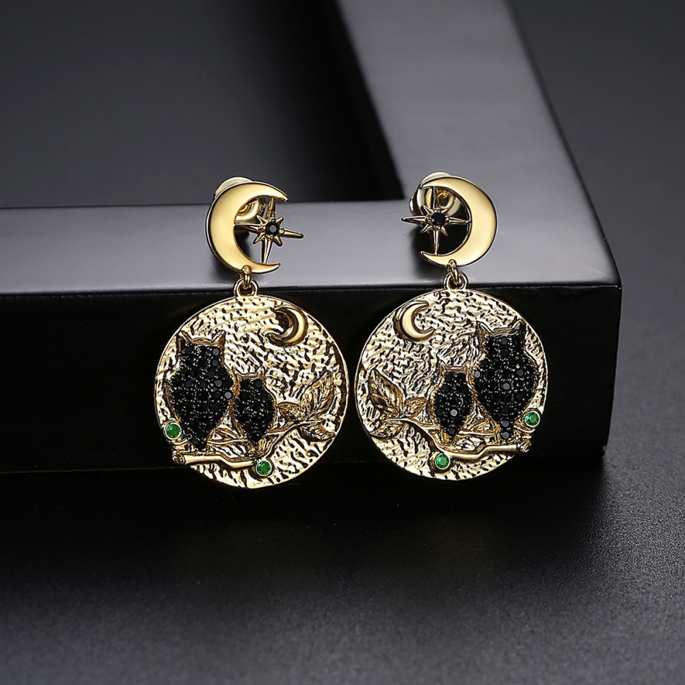 Sweet temperament earrings gold stud earrings for women