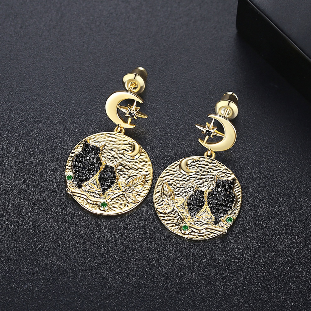 Sweet temperament earrings gold stud earrings for women