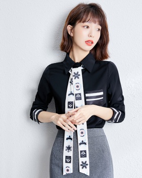 Pure long sleeve Korean style spring shirt