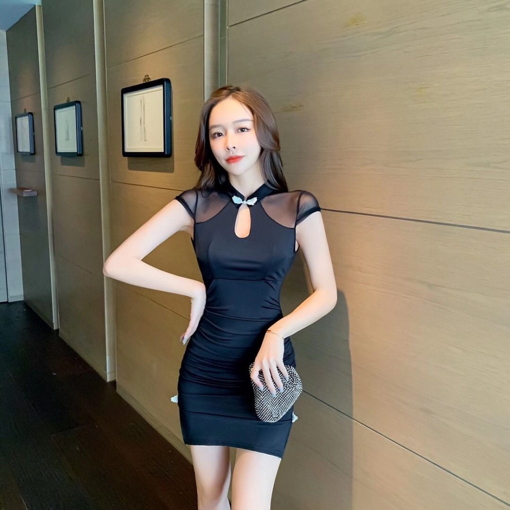 Overalls retro cheongsam sexy nightclub dress for women