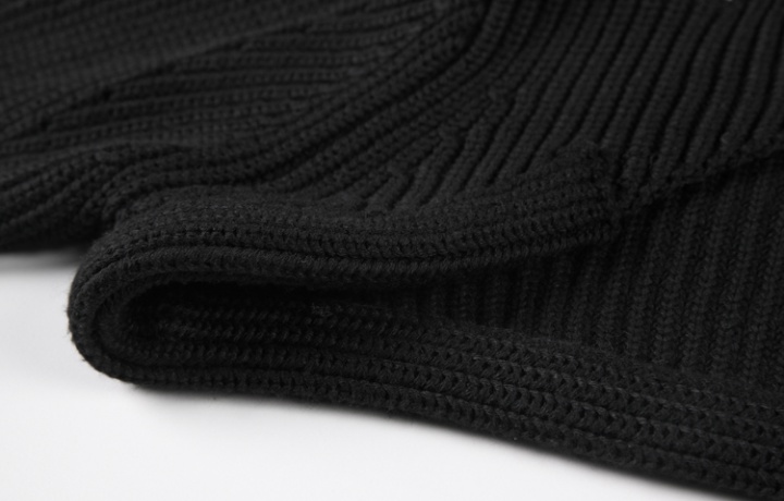 Short knitted collocation artifact pullover hollow sweater