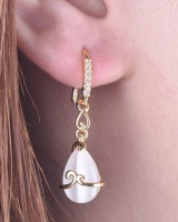 Silvering stud earrings Korean style earrings