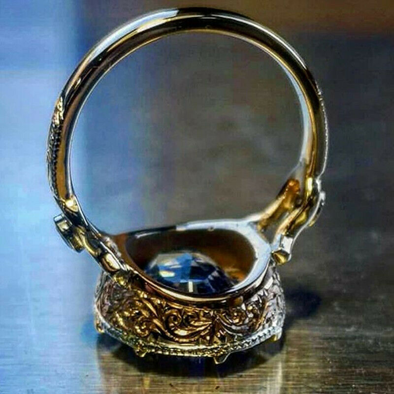European style wedding accessories sapphire ring