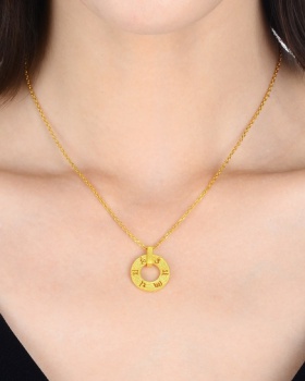 Gold necklace pendant accessories for women