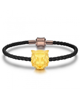 Couples gold bracelets tiger head tiger accessories