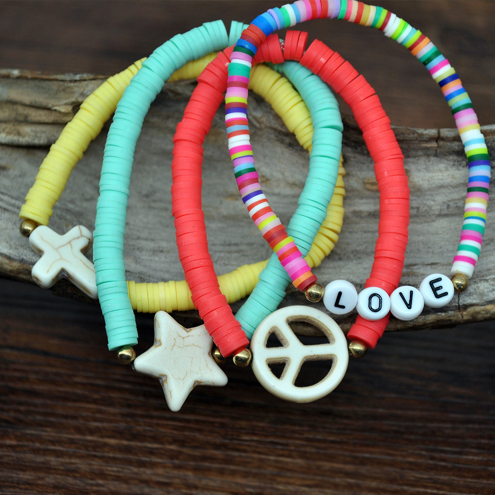 Beads star accessories European style couples bracelets