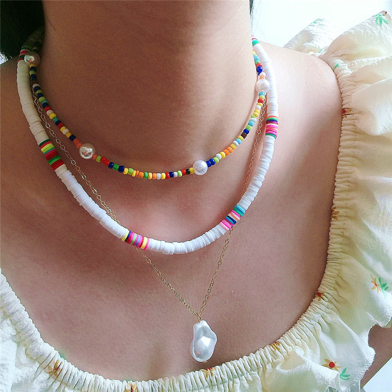 Colors necklace accessories for women