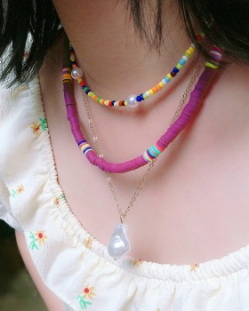 Colors necklace accessories for women