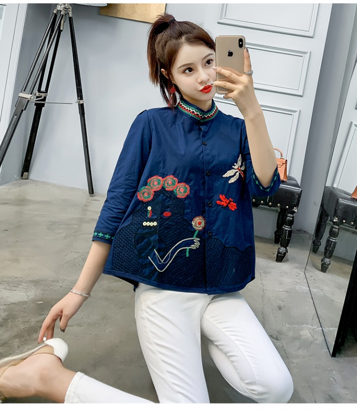 Korean style all-match shirt European style doll shirt