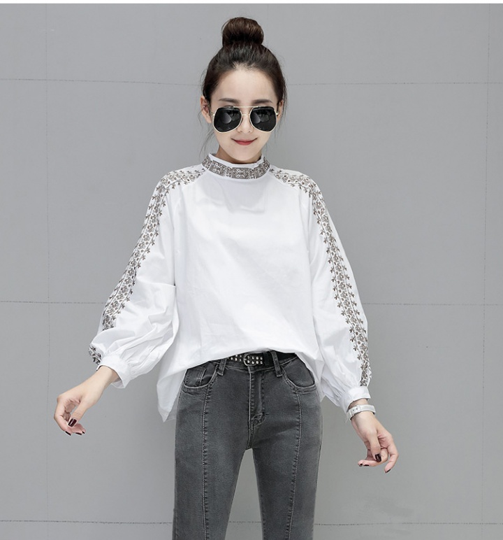 Spring European style shirt loose tops for women