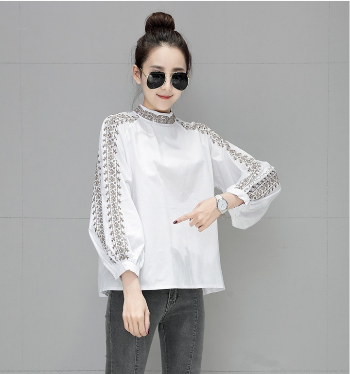 Spring European style shirt loose tops for women