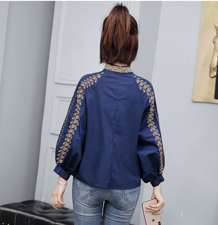 Spring European style shirt loose tops for women