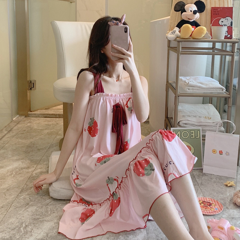 Homewear night dress Casual pajamas for women