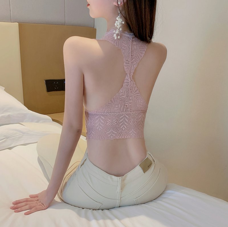 Bottoming V-neck vest sexy beauty back tops for women