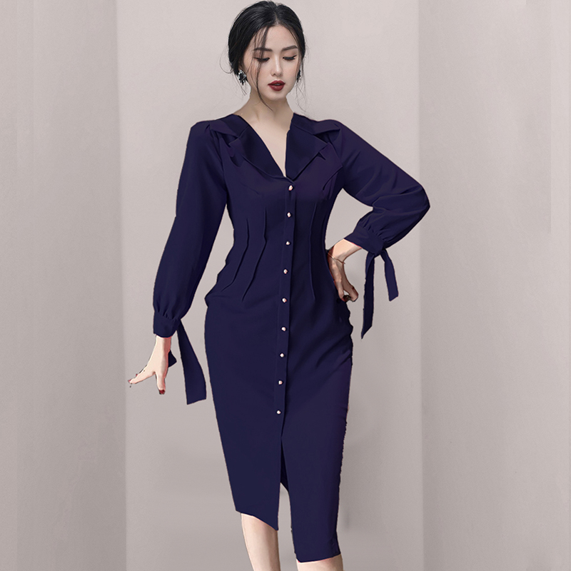 Spring France style commuting temperament dress