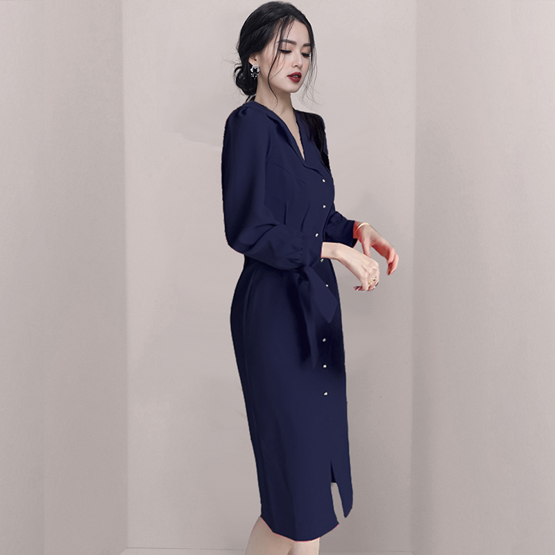 Spring France style commuting temperament dress