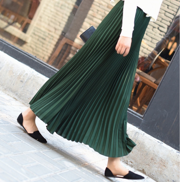 Spring and summer large yard pleated skirt for women