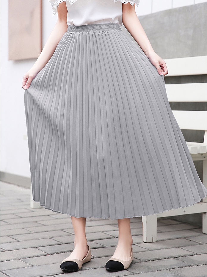 Korean style high waist large yard skirt for women