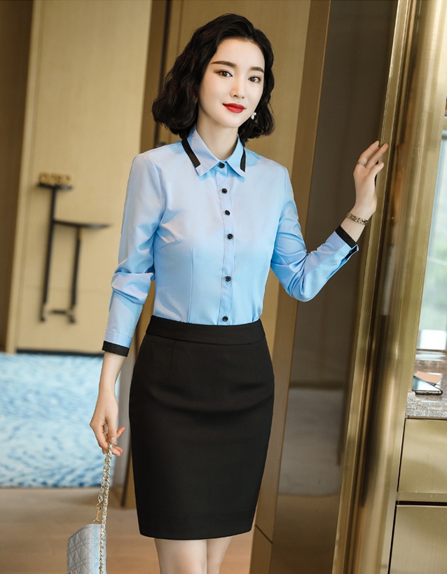 Autumn business suit overalls shirt for women
